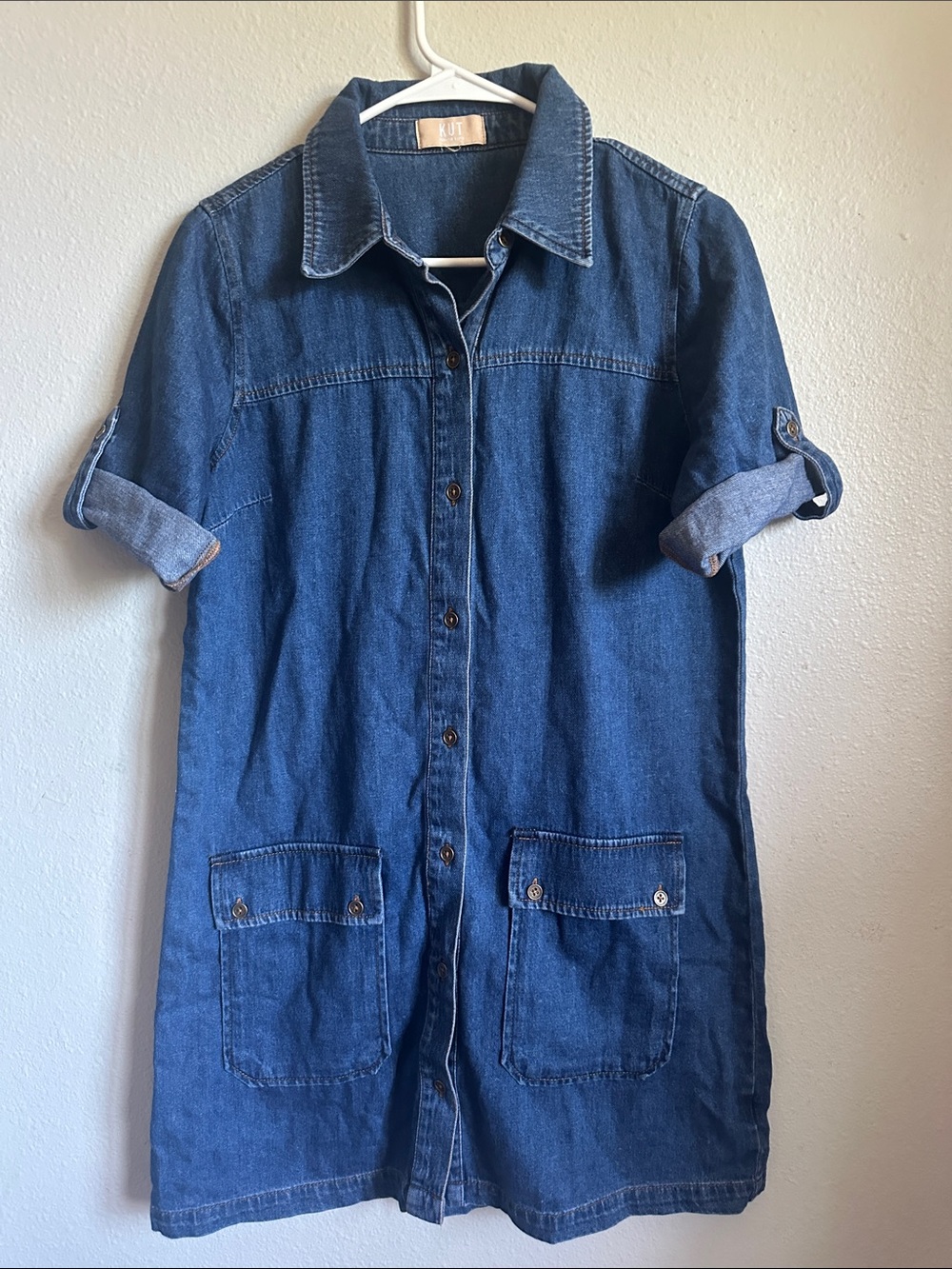 Kut from the Kloth Denim Blue mini dress